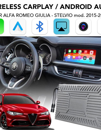 DIGITAL IQ AR 749F CPA (INTERFACE WIRELESS CARPLAY / ANDROID AUTO BOX for ALFA ROMEO GIULIA - STELVIO mod. 2015-2026 with 2 CAMERAS)