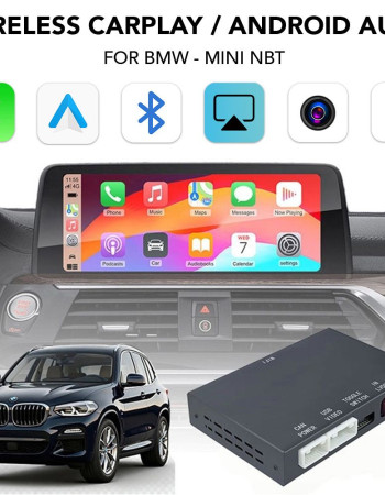 DIGITAL IQ BM 005W CPAA (WIRELESS CARPLAY / ANDROID AUTO BOX for BMW- MINI with NBT system - 2 cameras FRONT - REAR)