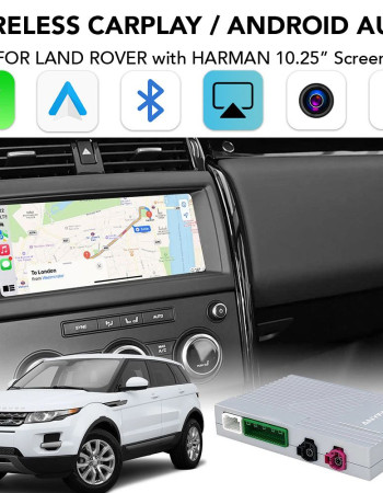 DIGITAL IQ LR 522F CPA (WIRELESS CARPLAY / ANDROID AUTO BOX with 2 CAMERA IN for JAGUAR - LAND ROVER mod. 2016-2019 with HARMAN 10.25" Screen)