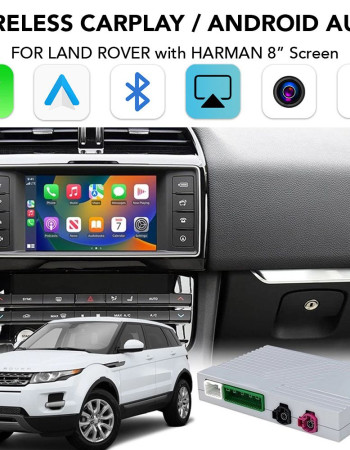 DIGITAL IQ LR 523F CPA (WIRELESS CARPLAY / ANDROID AUTO BOX with 2 CAMERA IN for JAGUAR - LAND ROVER mod. 2016-2019 with HARMAN 8" System)