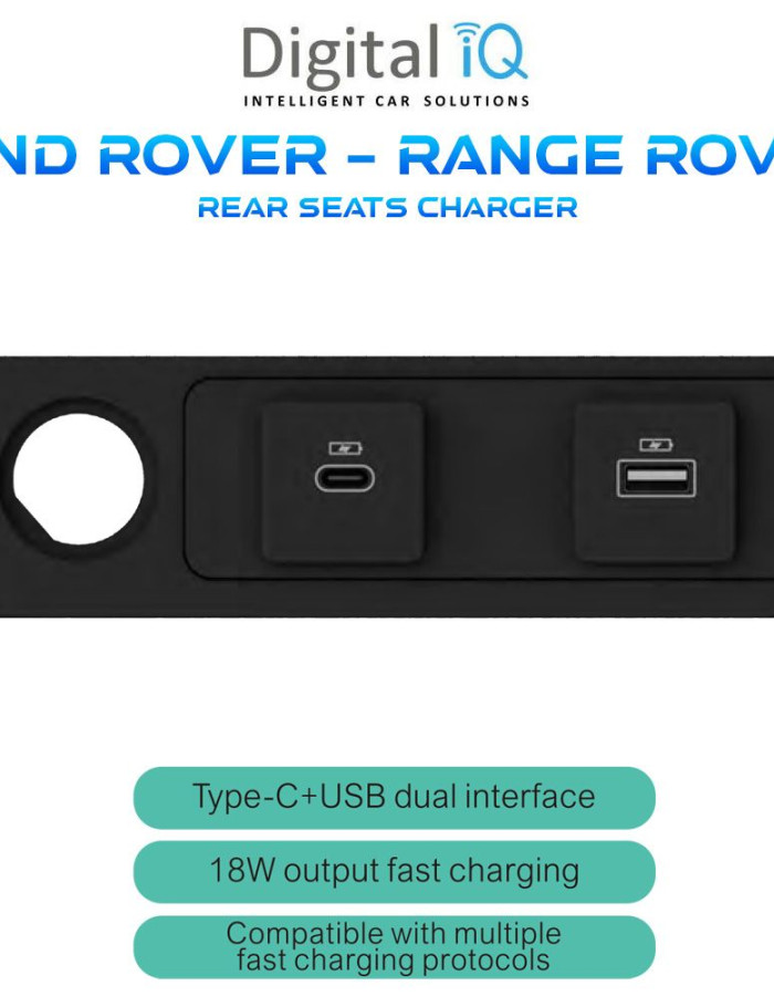 DIQ FΖ 5007 REAR SEATS DUAL CHARGER KIT for LAND ROVER - RANGE ROVER