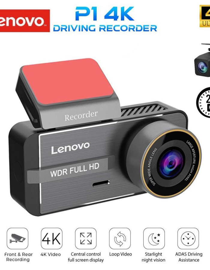 LENOVO DVR P1_4K (3.39'' screen) with 24H recording