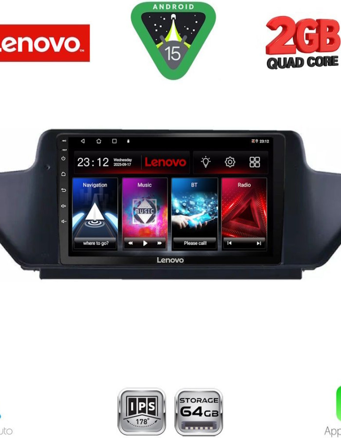 LENOVO LVD 2056_CPA (10inc) MULTIMEDIA TABLET for BMW X1 mod. 2009-2015