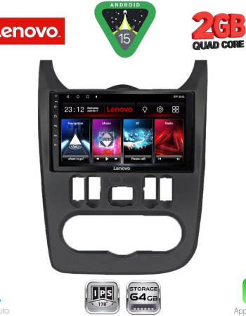 LENOVO LVD 2101BL_CPA (9inc) MULTIMEDIA TABLET for DACIA DUSTER – LOGAN – SANDERO mod. 2006-2012 (BLACK)