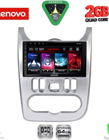 LENOVO LVD 2101SL_CPA (9inc) MULTIMEDIA TABLET for DACIA DUSTER – LOGAN – SANDERO mod. 2006-2012 (SILVER)