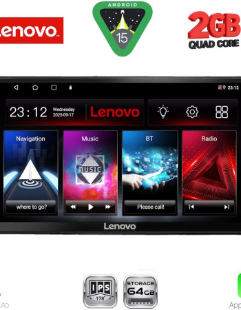 LENOVO LVD 2102_CPA (9inc) MULTIMEDIA TABLET for DACIA DUSTER mod. 2012-2019