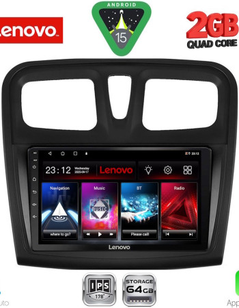 LENOVO LVD 2108SQ_CPA (9inc) MULTIMEDIA TABLET for DACIA LOGAN – SANDERO mod. 2012-2019