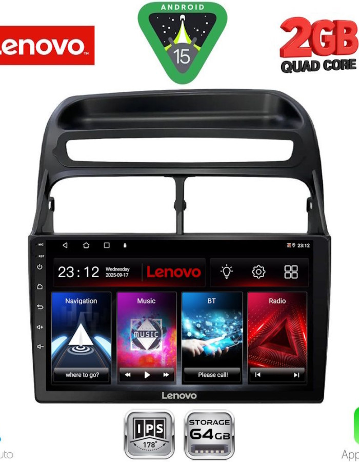 LENOVO LVD 2129_CPA (9inc) MULTIMEDIA TABLET for FIAT LINEA mod. 2007-2011