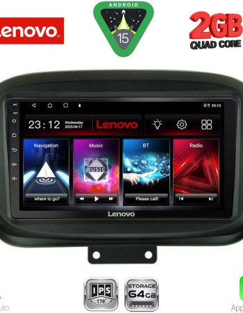 LENOVO LVD 2134_CPA (9inc) MULTIMEDIA TABLET for FIAT 500Χ mod. 2014-2022