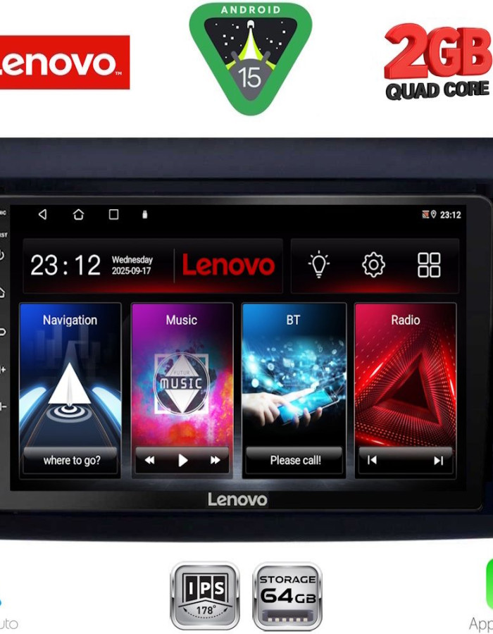 LENOVO LVD 2140_CPA (9inc) MULTIMEDIA TABLET for FIAT DUCATO mod. 2006-2011
