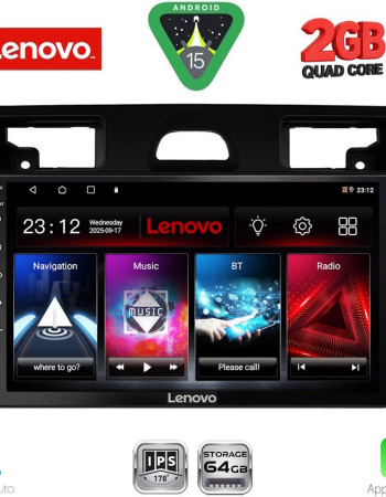 LENOVO LVD 2153BL_CPA (9inc) MULTIMEDIA TABLET for FORD FIESTA mod. 2005-2008 (BLACK)