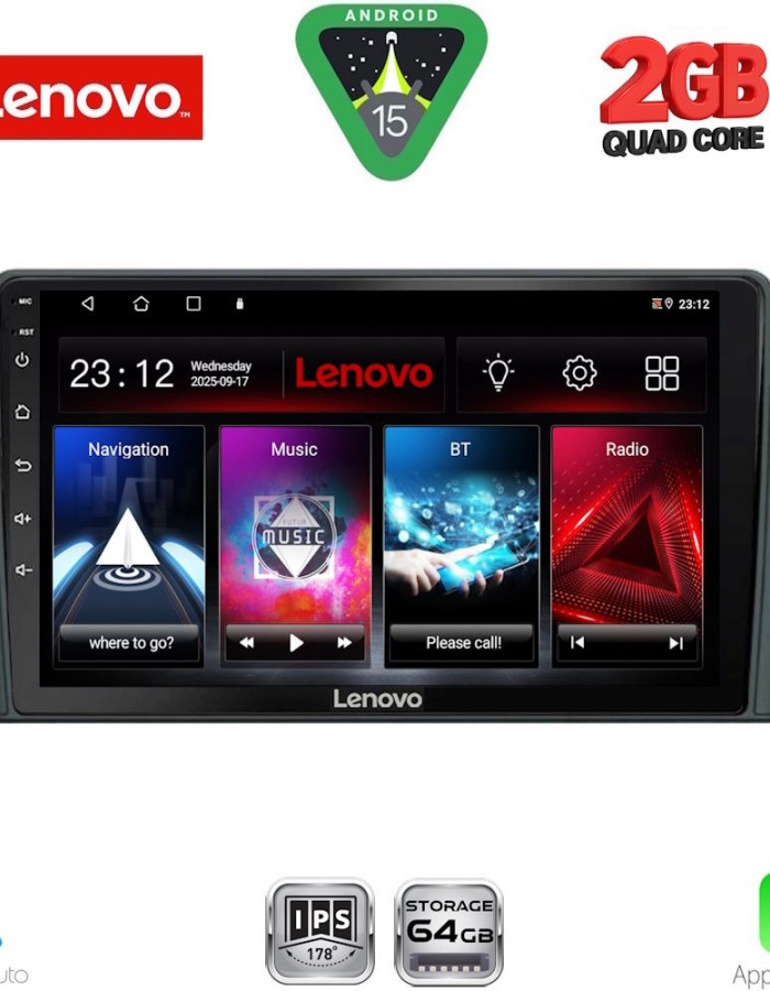 LENOVO LVD 2158_CPA (9inc) MULTIMEDIA TABLET for FORD FOCUS mod. 2019-2025