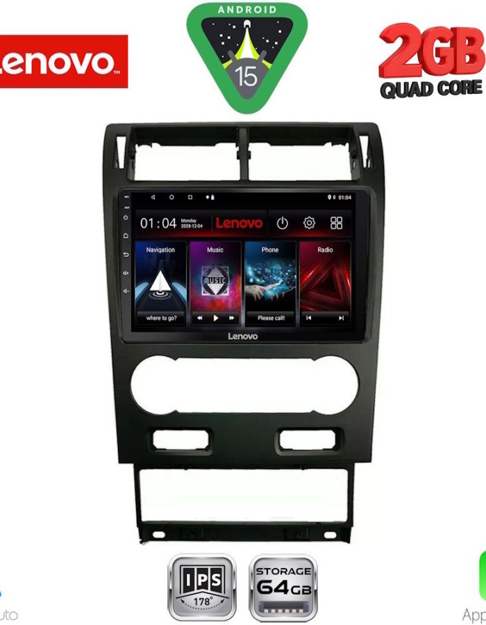 LENOVO LVD 2161A_CPA (9inc) MULTIMEDIA TABLET for FORD MONDEO mod. 2003-2006