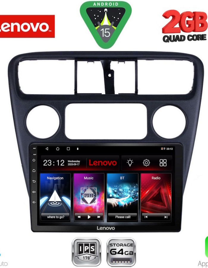 LENOVO LVD 2181_CPA (9inc) MULTIMEDIA TABLET for HONDA ACCORD COUPE mod. 1998-2004