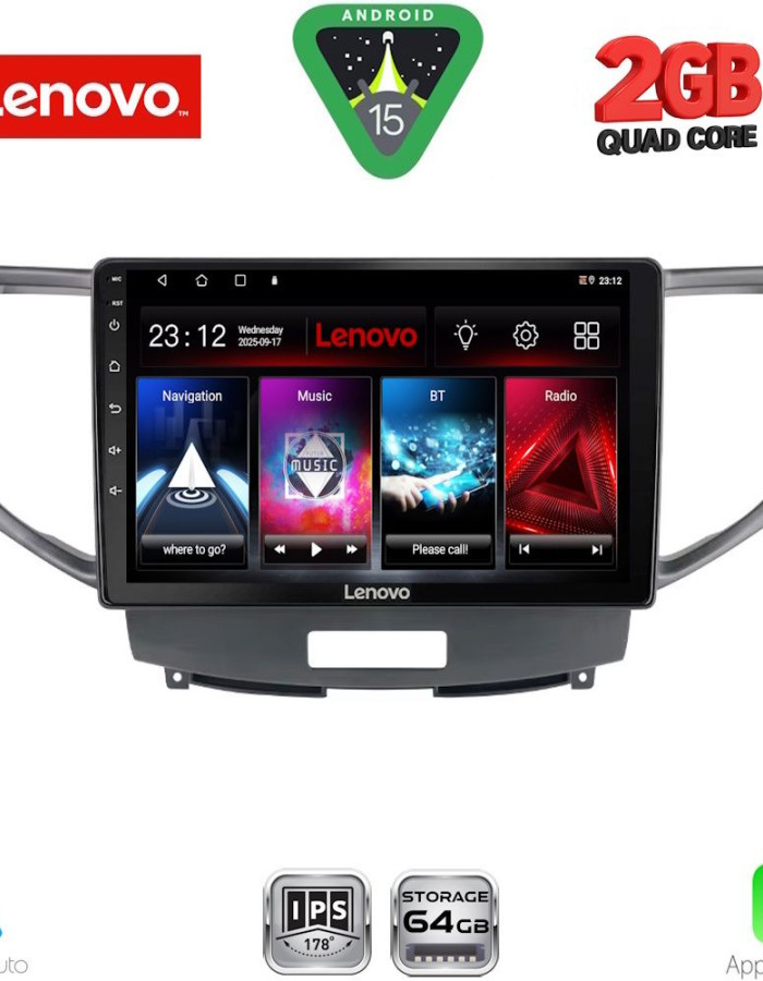 LENOVO LVD 2183_CPA (9inc) MULTIMEDIA TABLET for HONDA ACCORD mod. 2008-2013