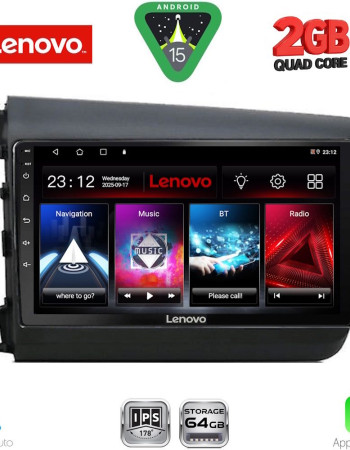 LENOVO LVD 21904D_CPA (9inc) MULTIMEDIA TABLET for HONDA CIVIC  4Doors mod. 2012-2016