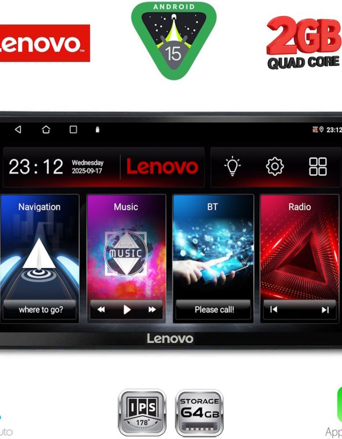 LENOVO LVD 2200_CPA (9inc) MULTIMEDIA TABLET for HRV mod. 1998-2005