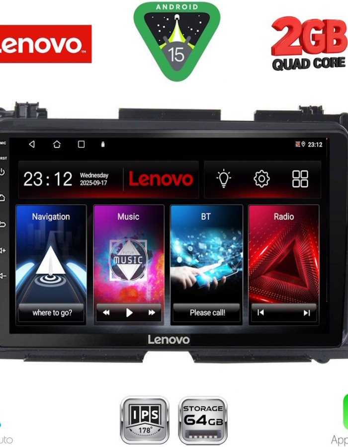 LENOVO LVD 2201_CPA (9inc) MULTIMEDIA TABLET for HONDA HRV mod. 2015-2021
