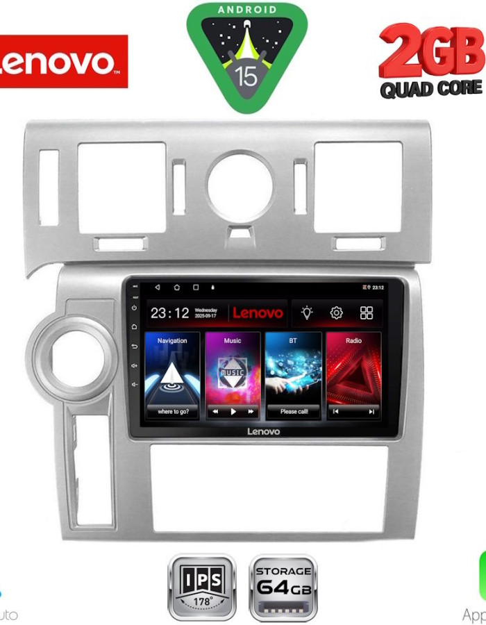 LENOVO LVD 2216_CPA (9inc) MULTIMEDIA TABLET for HUMMER H2 mod. 2008-2009
