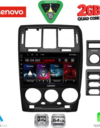 LENOVO LVD 2222BL_CPA (9inc) MULTIMEDIA TABLET for HYUNDAI GETZ mod. 2002-2011 (BLACK)