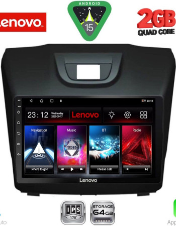 LENOVO LVD 2255_CPA (9inc) MULTIMEDIA TABLET for ISUZU DMAX mod. 2012-2020
