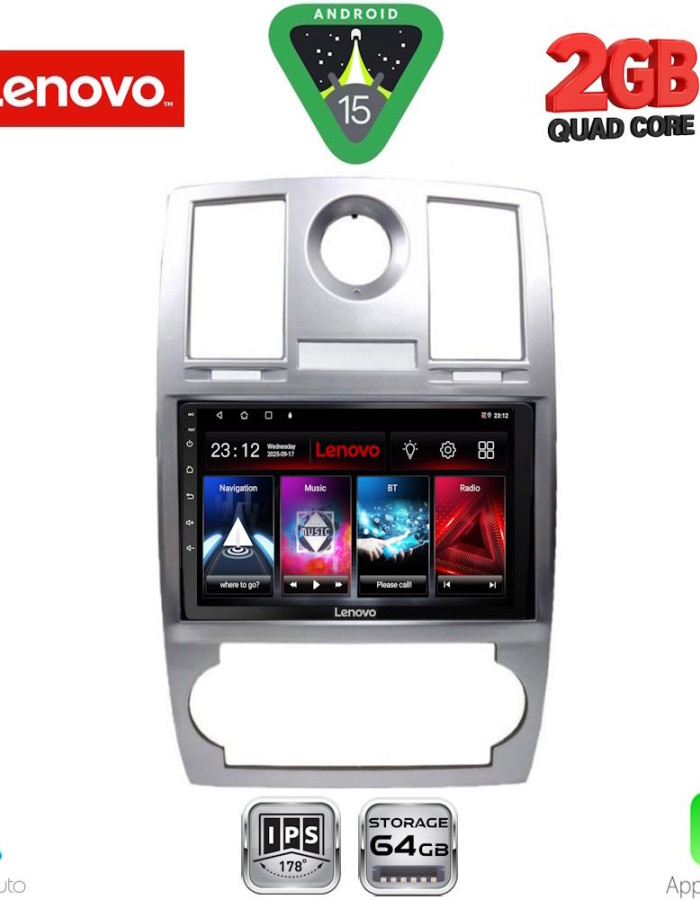 LENOVO LVD 2285_CPA (9inc) MULTIMEDIA TABLET for CHRYSLER 300C mod. 2005-2010