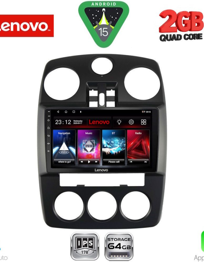 LENOVO LVD 2287_CPA (9inc) MULTIMEDIA for CHRYSLER PT CRUISER mod. 2005-2010