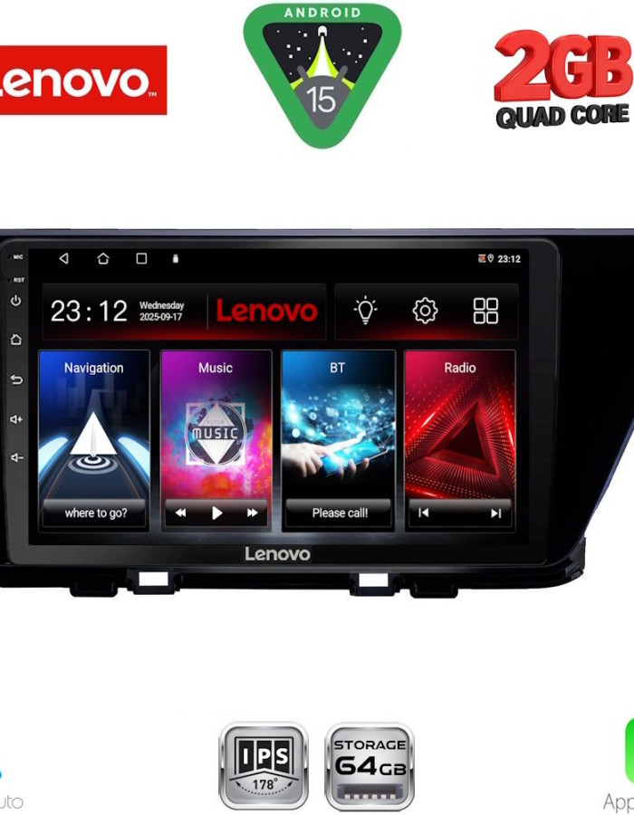 LENOVO LVD 2305_CPA (9inc) MULTIMEDIA TABLET for KIA NIRO mod. 2017-2021