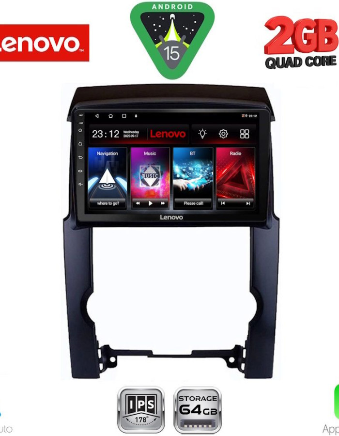 LENOVO LVD 2318_CPA (10inc) MULTIMEDIA TABLET for KIA SORENTO mod. 2009-2014