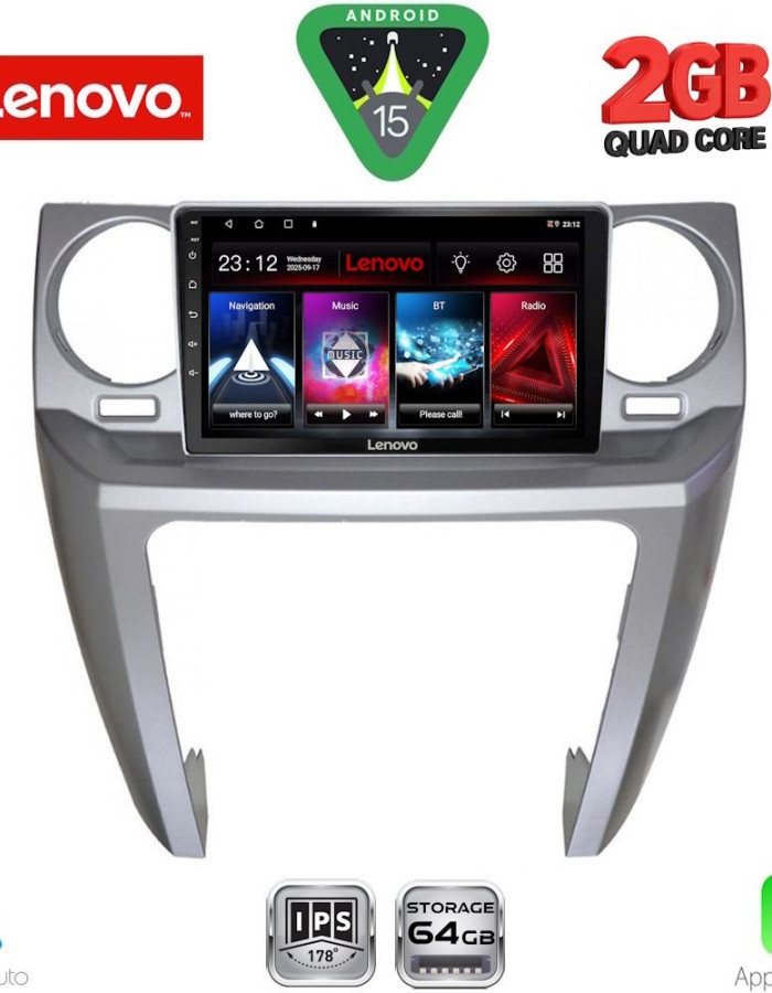 LENOVO LVD 2335_CPA (9inc) MULTIMEDIA TABLET for LAND ROVER DISCOVERY 3 mod. 2004-2009