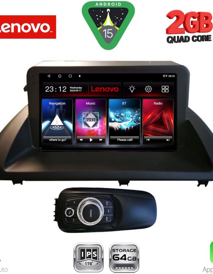 LENOVO LVD 2340_CPA (9inc) MULTIMEDIA TABLET for LEXUS CT 200 mod. 2011-2020
