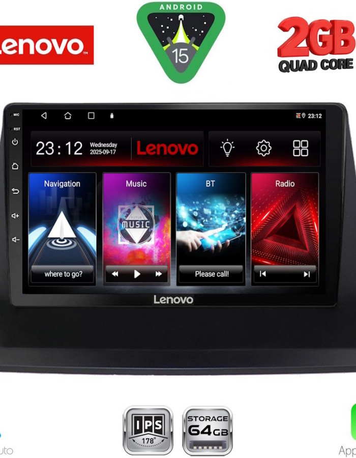 LENOVO LVD 2350_CPA (9inc) MULTIMEDIA TABLET for LEXUS NX 200 mod. 2014-2022