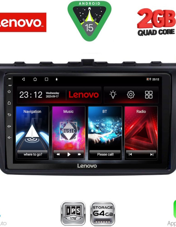 LENOVO LVD 2377_CPA (9inc) MULTIMEDIA TABLET for MAZDA 6 mod. 2008-2012