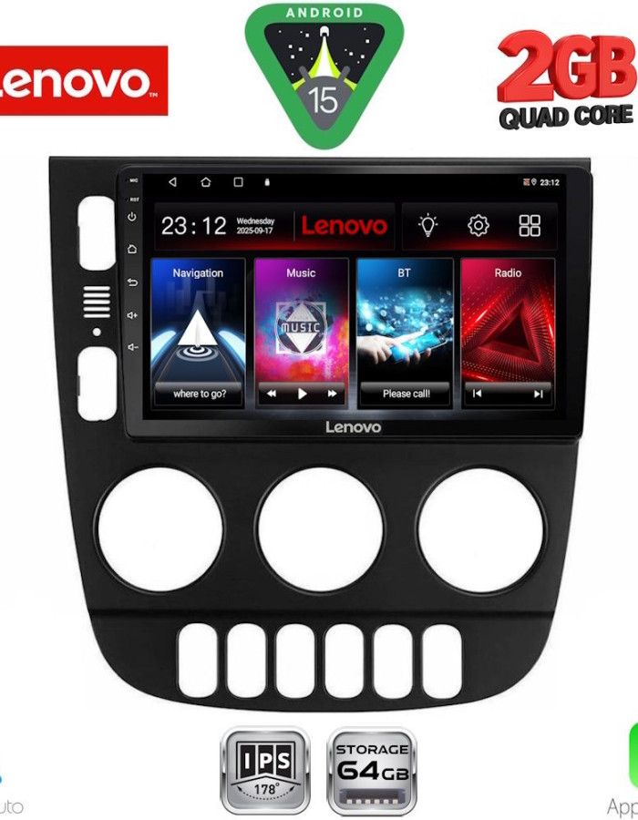 LENOVO LVD 2413_CPA (9inc) MULTIMEDIA TABLET for MERCEDES ML (W163) mod. 2002-2005