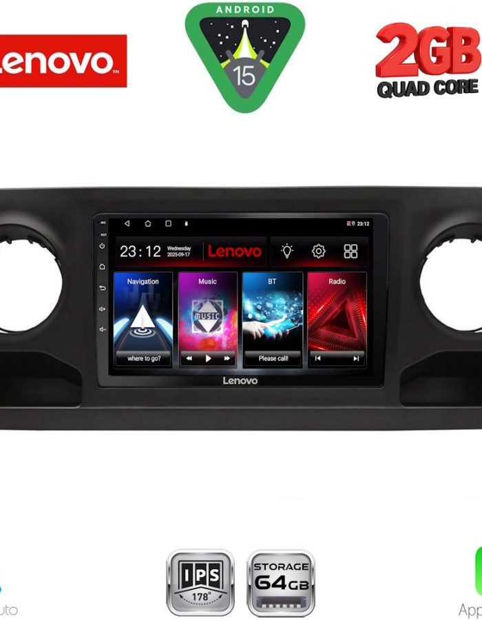 LENOVO LVD 2424_CPA (10inc) MULTIMEDIA TABLET for MERCEDES SPRINTER mod. 2018-2026