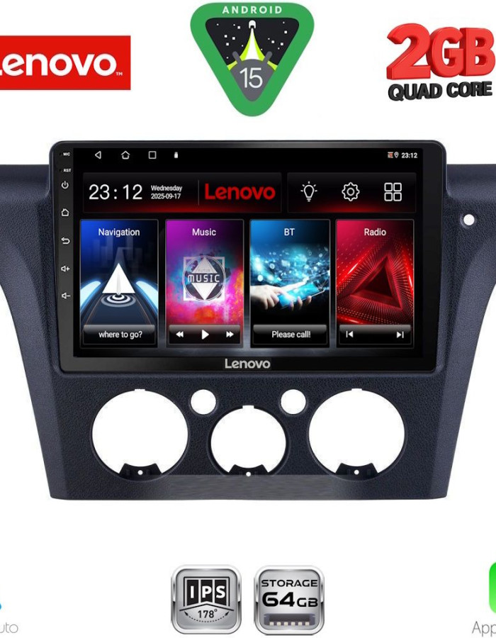 LENOVO LVD 2441_CPA CLIMA (10inc) MULTIMEDIA TABLET for MITSUBISHI OUTLANDER mod. 2001-2005 with CLIMA