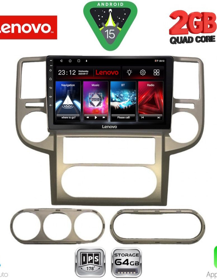 LENOVO LVD 2475_CPA (10inc) MULTIMEDIA TABLET for NISSAN XTRAIL mod. 2004-2007