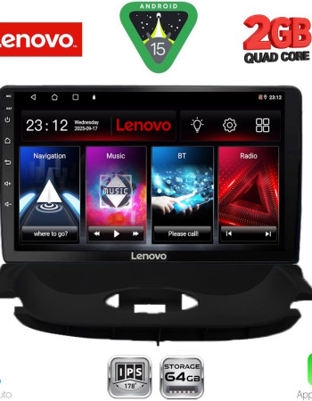LENOVO LVD 2505_CPA (9inc) MULTIMEDIA TABLET for PEUGEOT 206 mod. 1998-2006