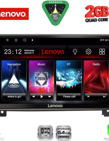 LENOVO LVD 2517_CPA (9inc) MULTIMEDIA TABLET for PEUGEOT 407 mod. 2004-2011