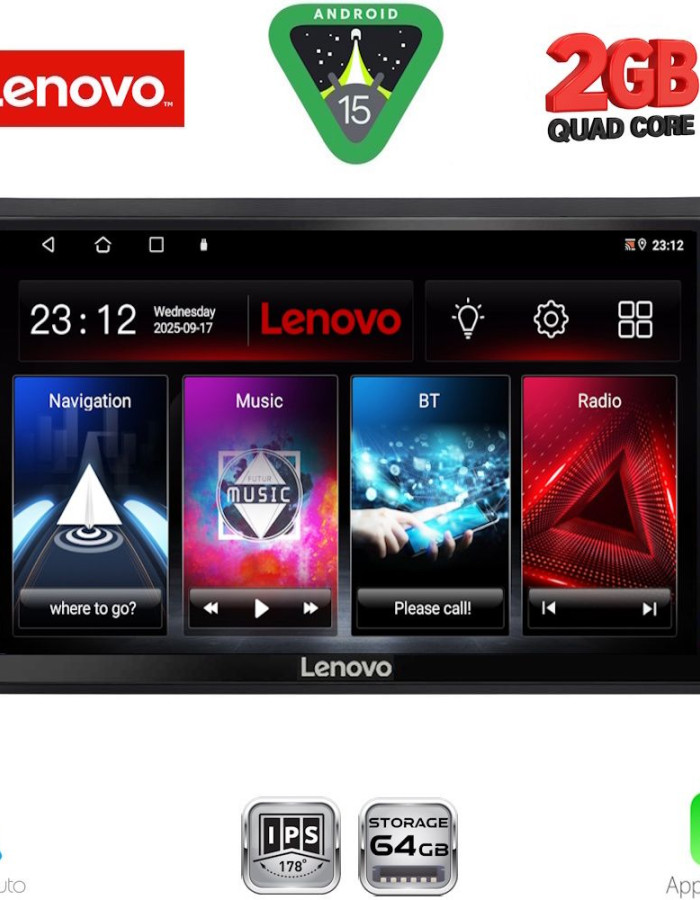 LENOVO LVD 2553_CPA (10inc) MULTIMEDIA TABLET for NISSAN NV400 – OPEL MOVANO – RENAULT MASTER mod. 2020-2026