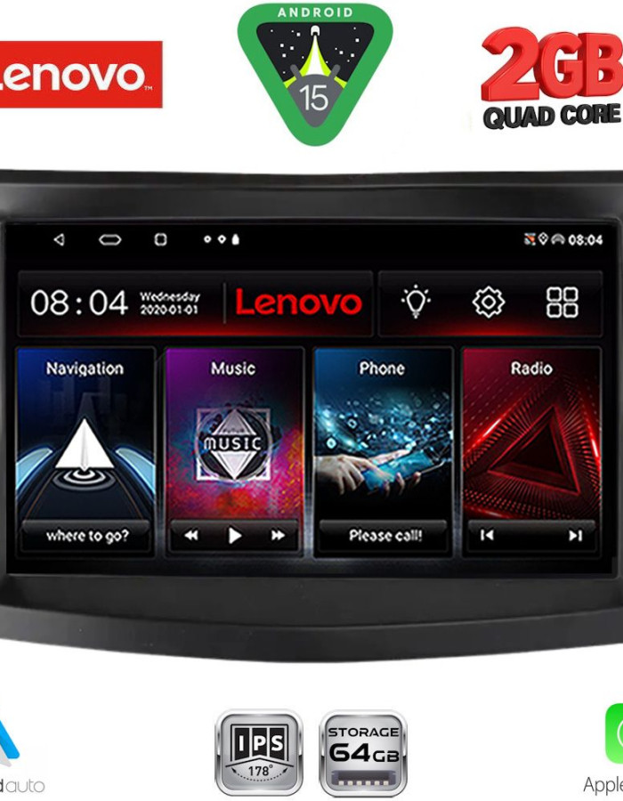 LENOVO LVD 2658_CPA (9inc) MULTIMEDIA TABLET for SSANGYONG TIVOLI mod. 2016-2024