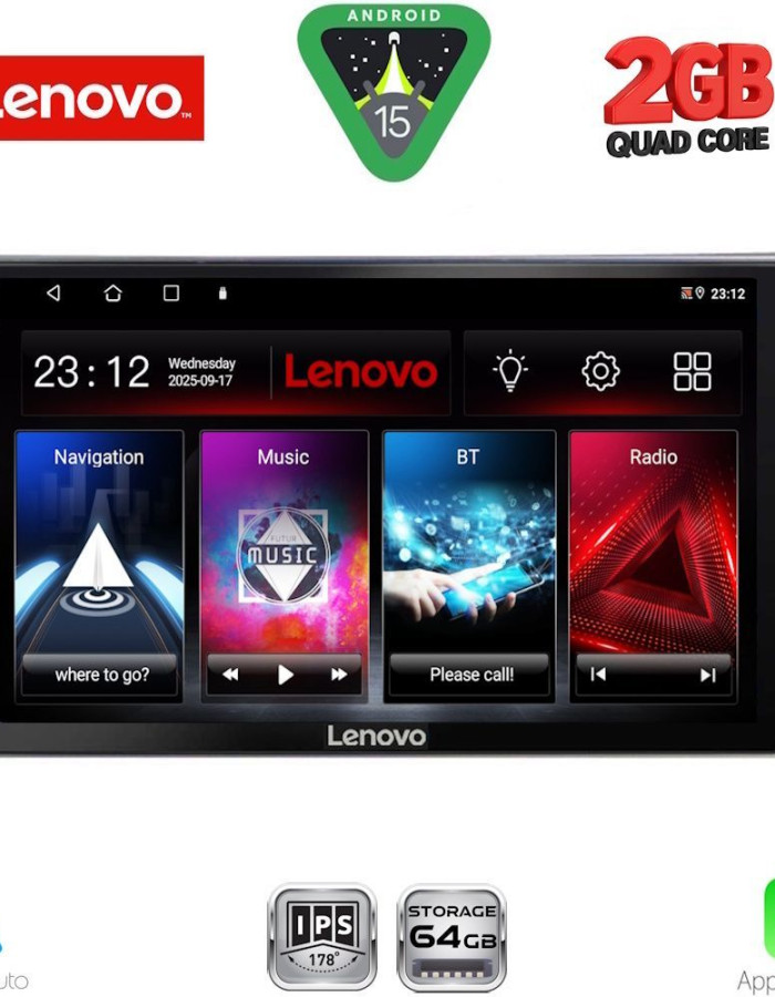 LENOVO LVD 2659_CPA (9inc) MULTIMEDIA TABLET for SUBARU IMPREZA mod. 2002-2008