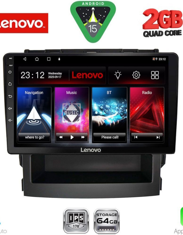 LENOVO LVD 2664_CPA (9inc) MULTIMEDIA TABLET for SUBARU FORESTER - IMPREZA mod. 2019-2025