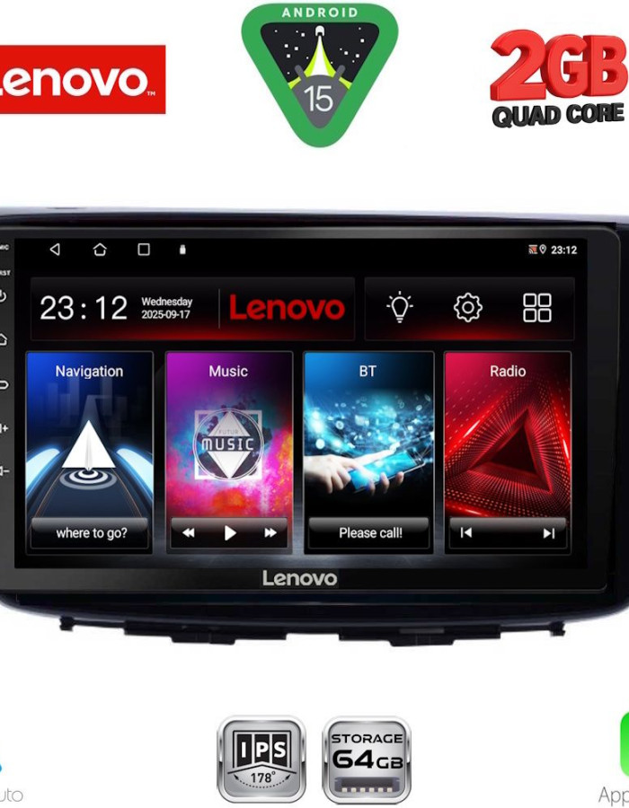 LENOVO LVD 2672_CPA (9inc) MULTIMEDIA TABLET for SUZUKI BALENO mod. 2016-2022