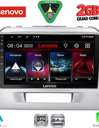 LENOVO LVD 2697SL_CPA (9inc) MULTIMEDIA TABLET for SUZUKI VITARA mod. 2016-2025 (SILVER)