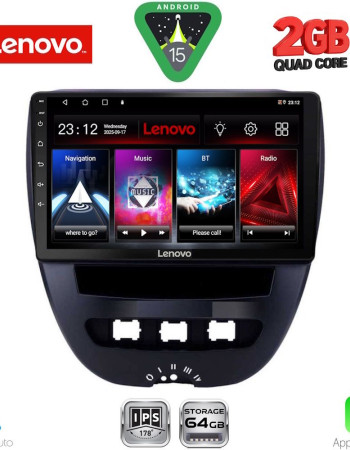 LENOVO LVD 2707_CPA (10inc) MULTIMEDIA TABLET for CITROEN C1-PEUGEOT 107-TOYOTA AYGO mod. 2005-2014