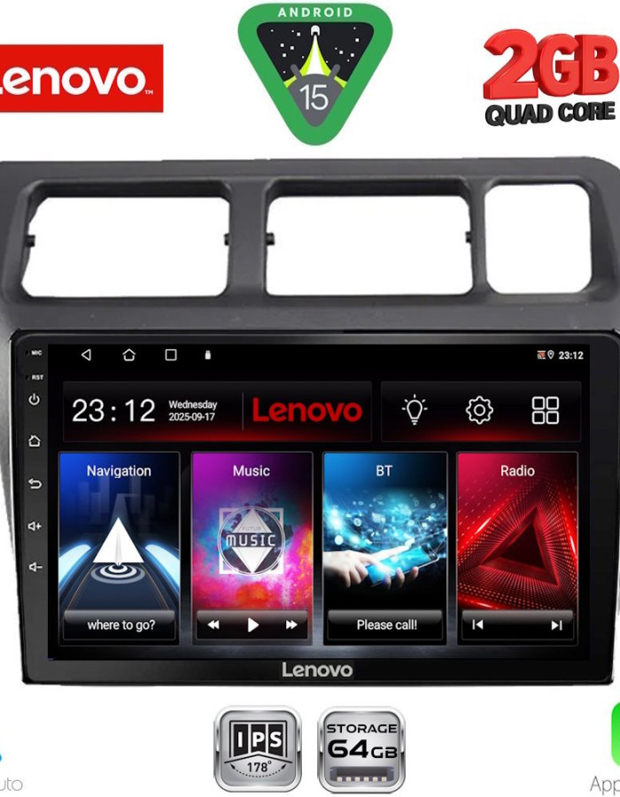 LENOVO LVD 2710_CPA (9inc) MULTIMEDIA TABLET for TOYOTA COROLLA mod. 1992-1997