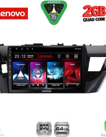 LENOVO LVD 2714SM_CPA (10inc) MULTIMEDIA TABLET for TOYOTA COROLLA mod. 2013-2016