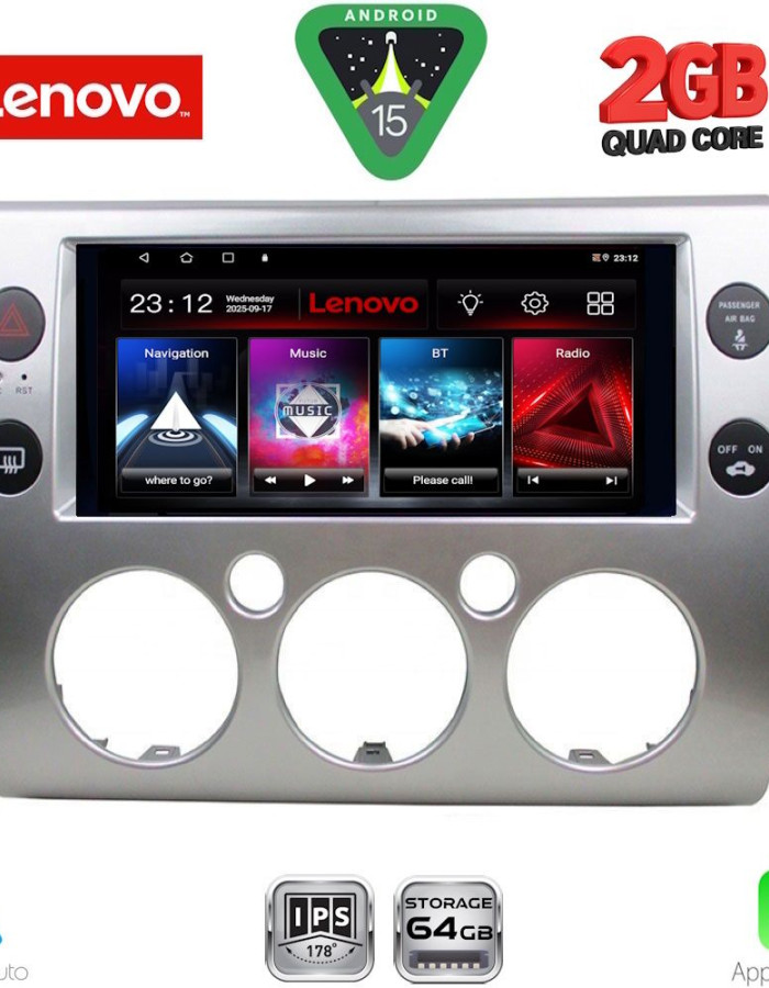 LENOVO LVD 2717_CPA (9inc) MULTIMEDIA TABLET for TOYOTA FJ CRUISER mod. 2007-2013