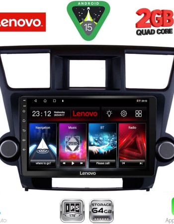 LENOVO LVD 2719_CPA (10inc) MULTIMEDIA TABLET for TOYOTA HIGHLANDER mod. 2008-2015